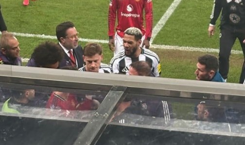 曼晚：曼联和纽卡在球员通道大吵，B费、乔林顿互相指责